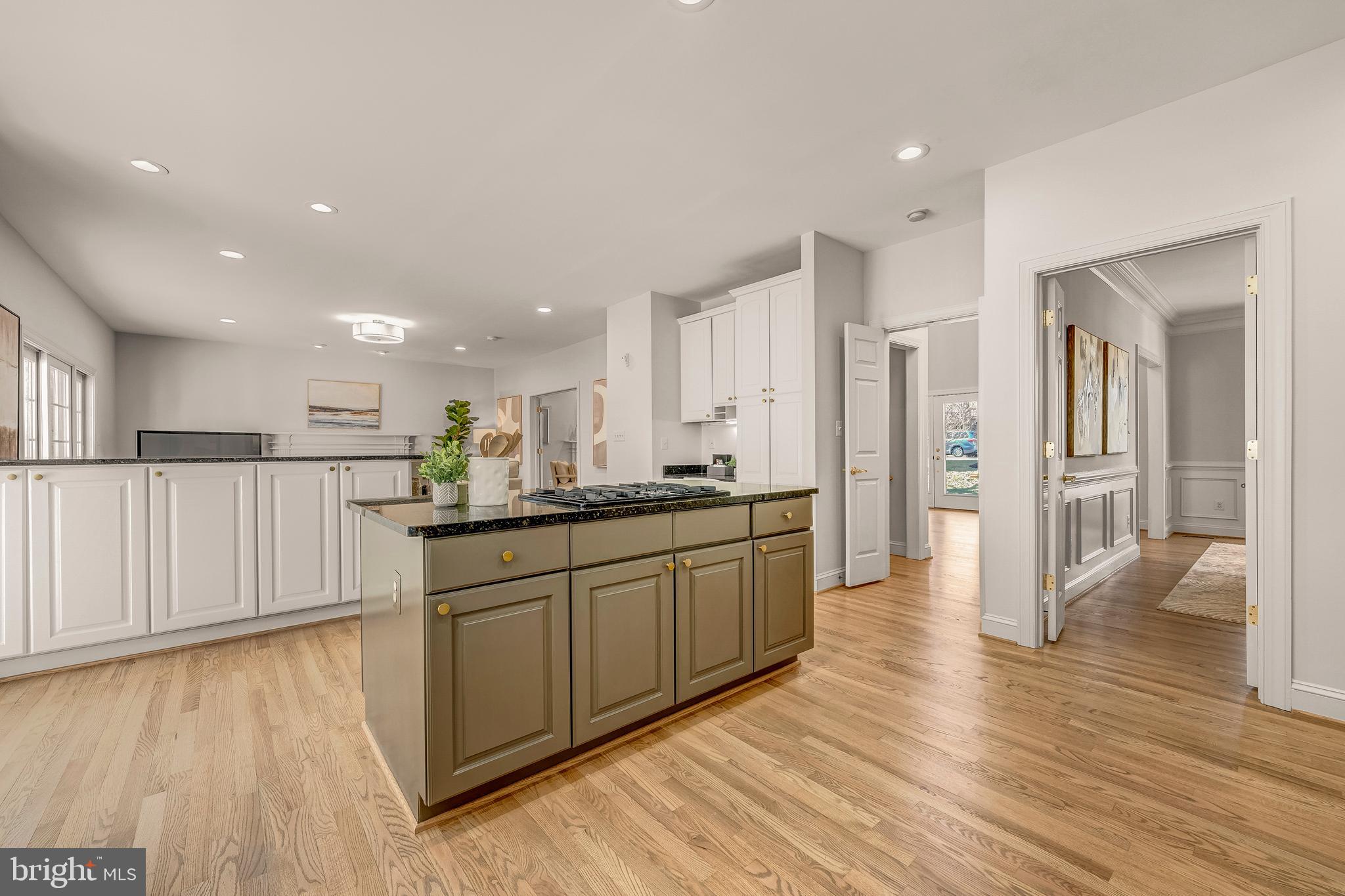 1609 Brookside Road McLean, VA 22101 - Photo 16 of 46 Kitchen Island and Build-in Storage