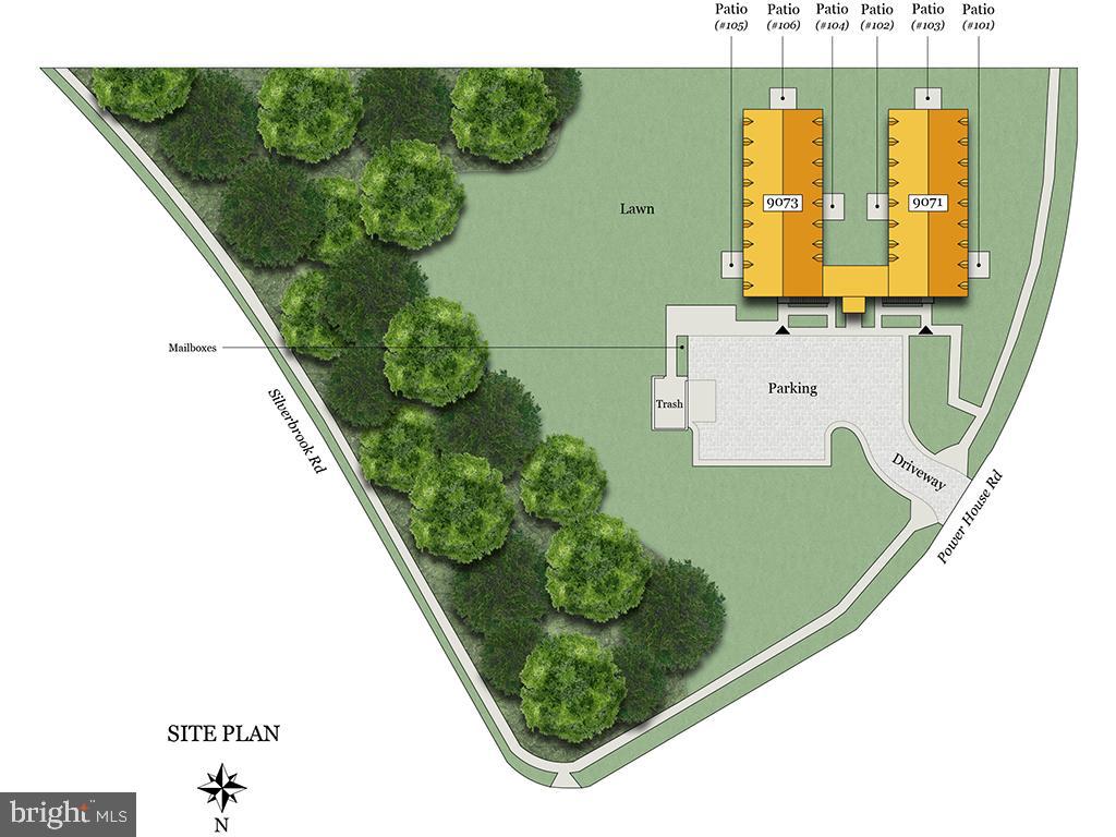 9071 Power House Road, Unit 103 Lorton, VA 22079 - Photo 36 of 48 Site Plan for the Quarters at Liberty.