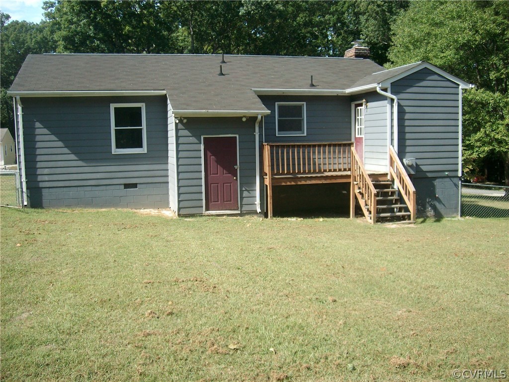 3301 Sylvania Road Chester, VA 23831 - Photo 2 of 13 a front view of a house with a yard