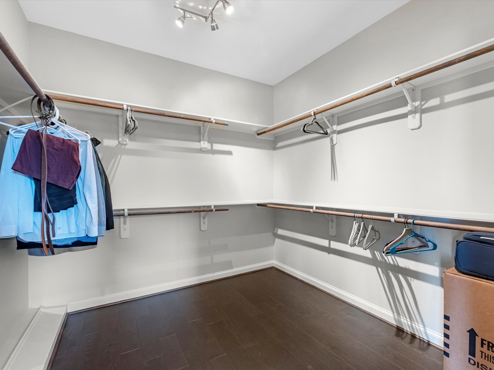3610 Chenevert Street Houston, TX 77004 - Photo 19 of 32 Spacious primary closet offering ample storage and organization.