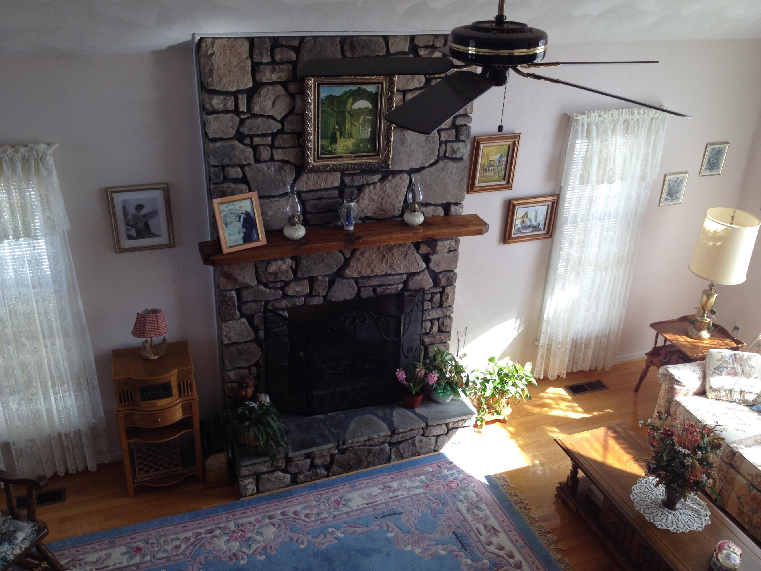 3316 Oak Ridge Road Fincastle, VA 24090 - Photo 7 of 29 Oak Ridge Stone Fireplace