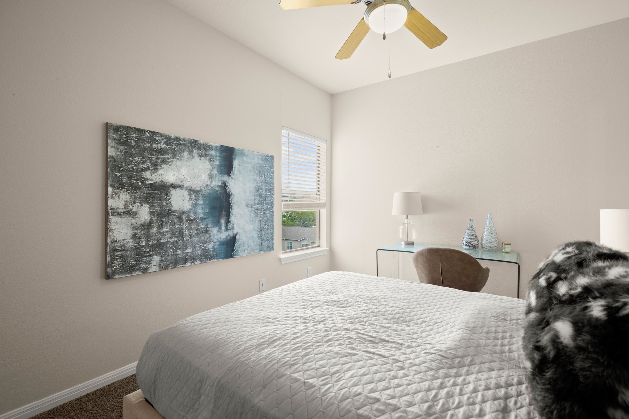 2502 Leon Street, Unit 512 Austin, TX 78705 - Photo 18 of 27 The well-sized bedrooms offer comfortable privacy within the shared layout.
