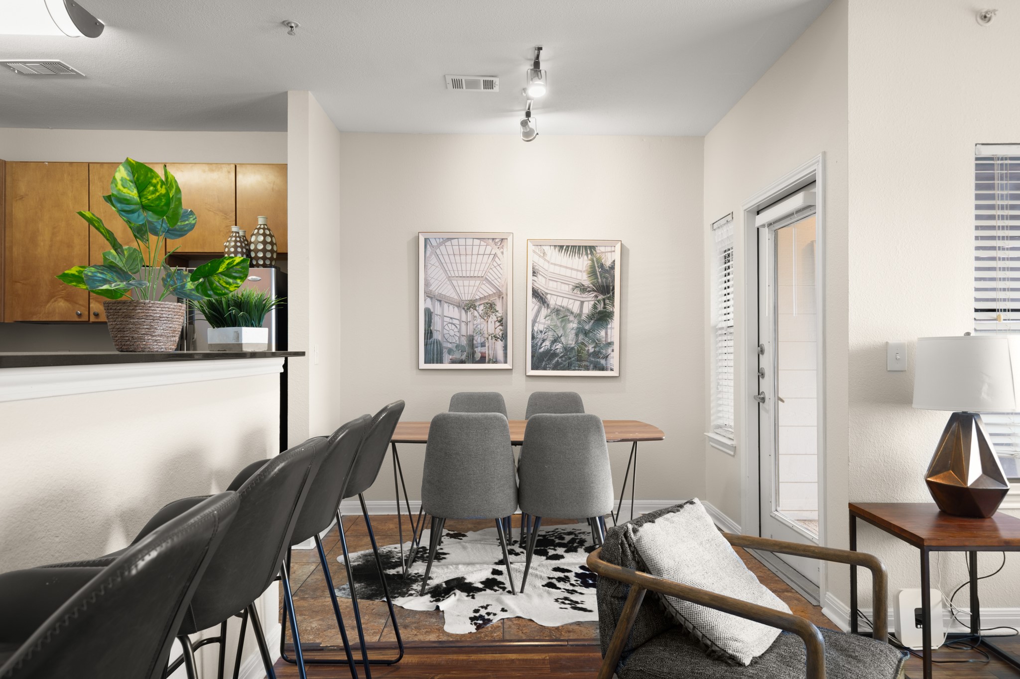 2502 Leon Street, Unit 512 Austin, TX 78705 - Photo 10 of 27 This comfortable dining space provides room for a full table and seating.