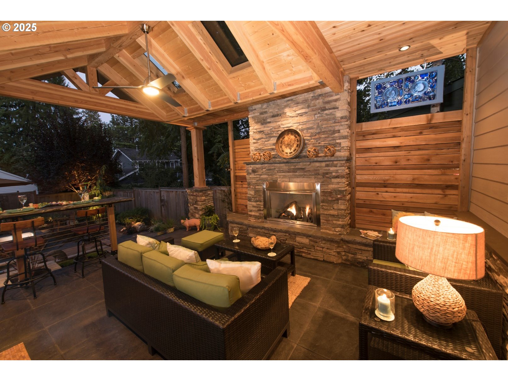 755 6th Street Lake Oswego, OR 97034 - Photo 43 of 48 a living room with furniture and a flat screen tv