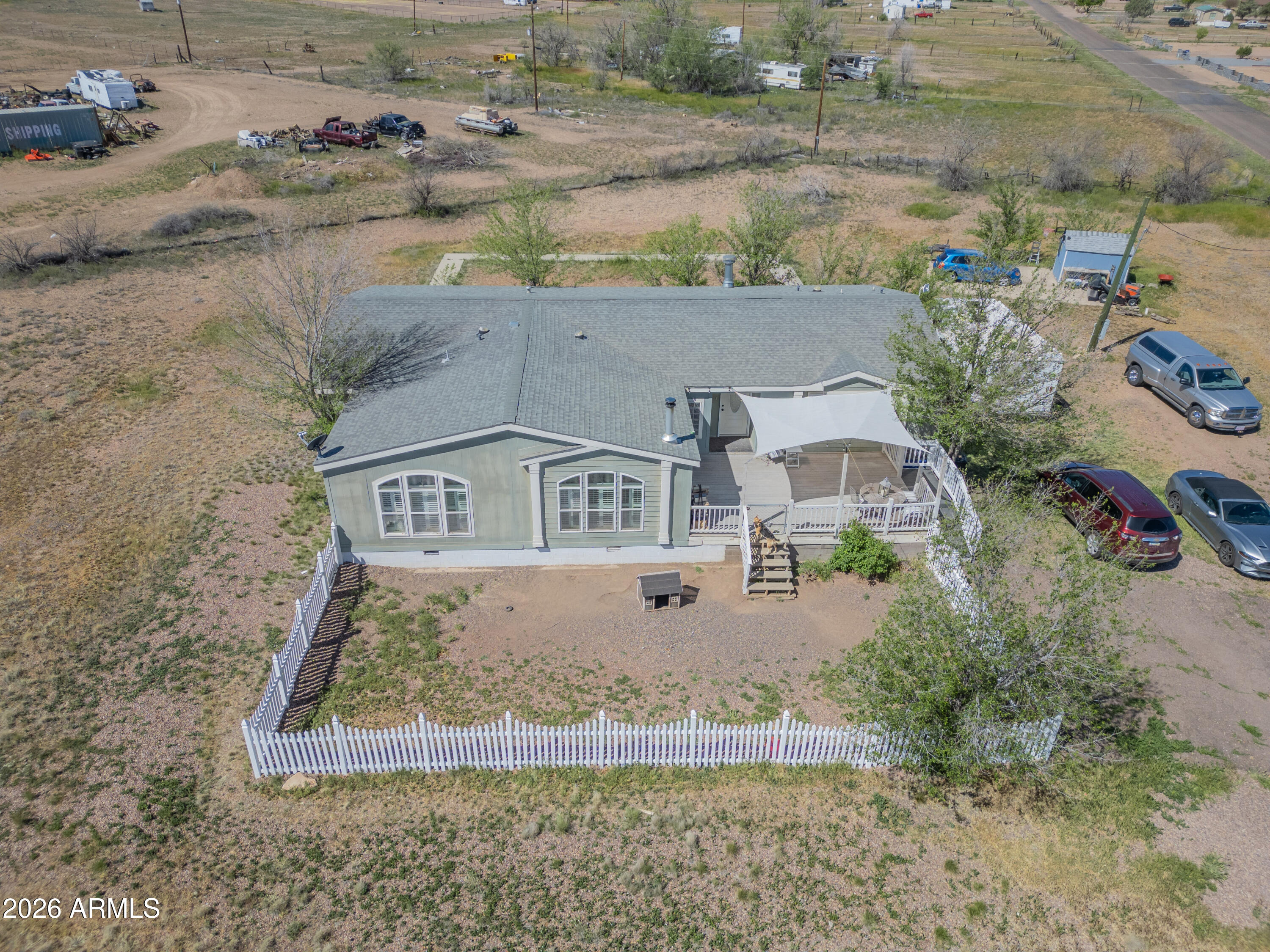 1401 Ranch Road Taylor, AZ 85939 - Photo 1 of 61 an aerial view of a house with a yard