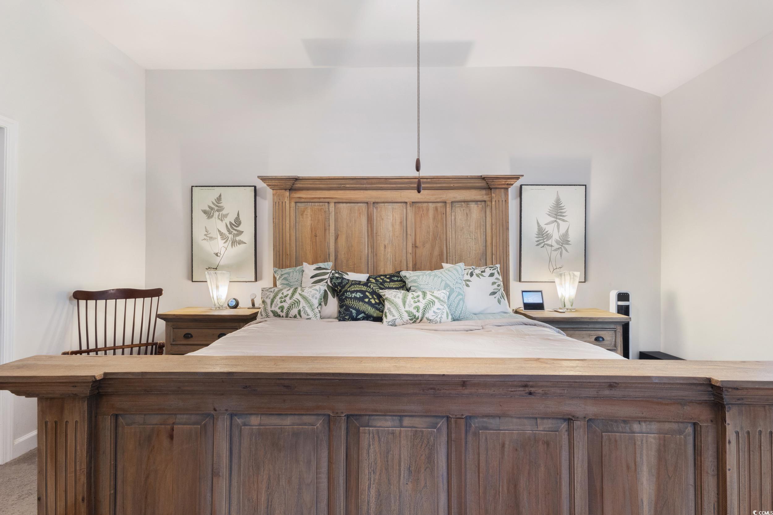 540 Canborough Lane Murrells Inlet, SC 29576 - Photo 20 of 40 Bedroom with vaulted ceiling