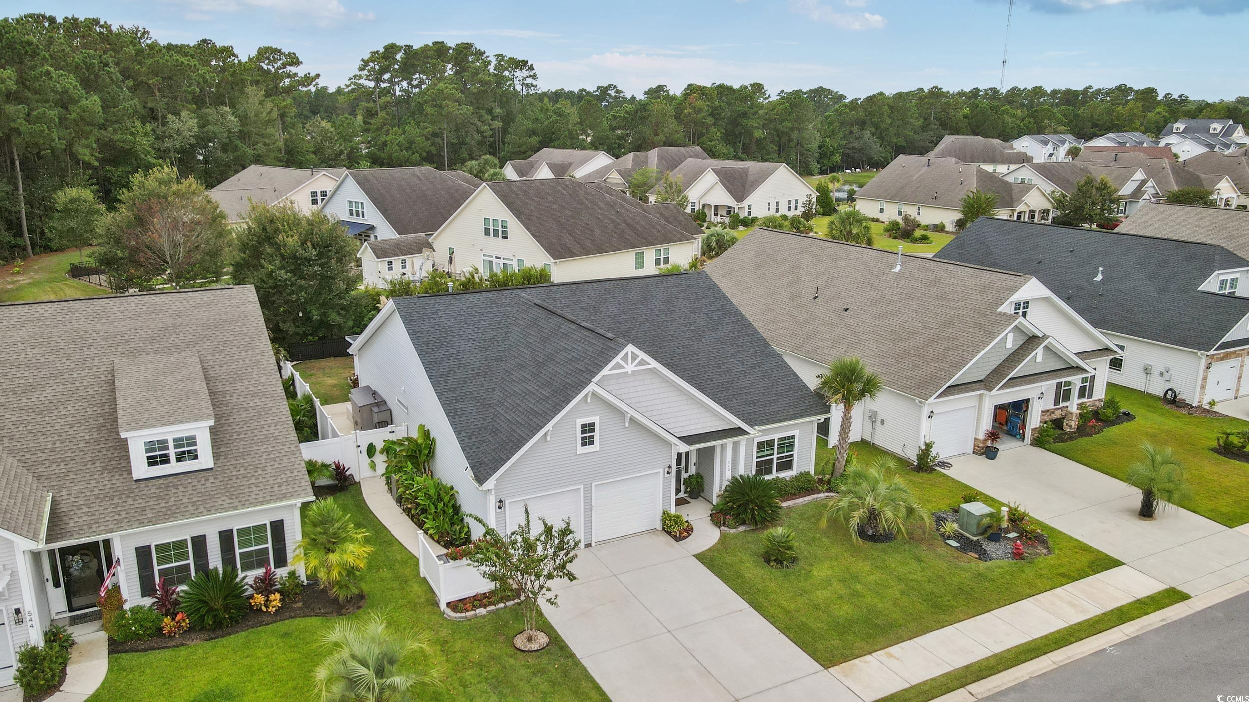 540 Canborough Lane Murrells Inlet, SC 29576 - Photo 3 of 40 Aerial perspective of suburban area