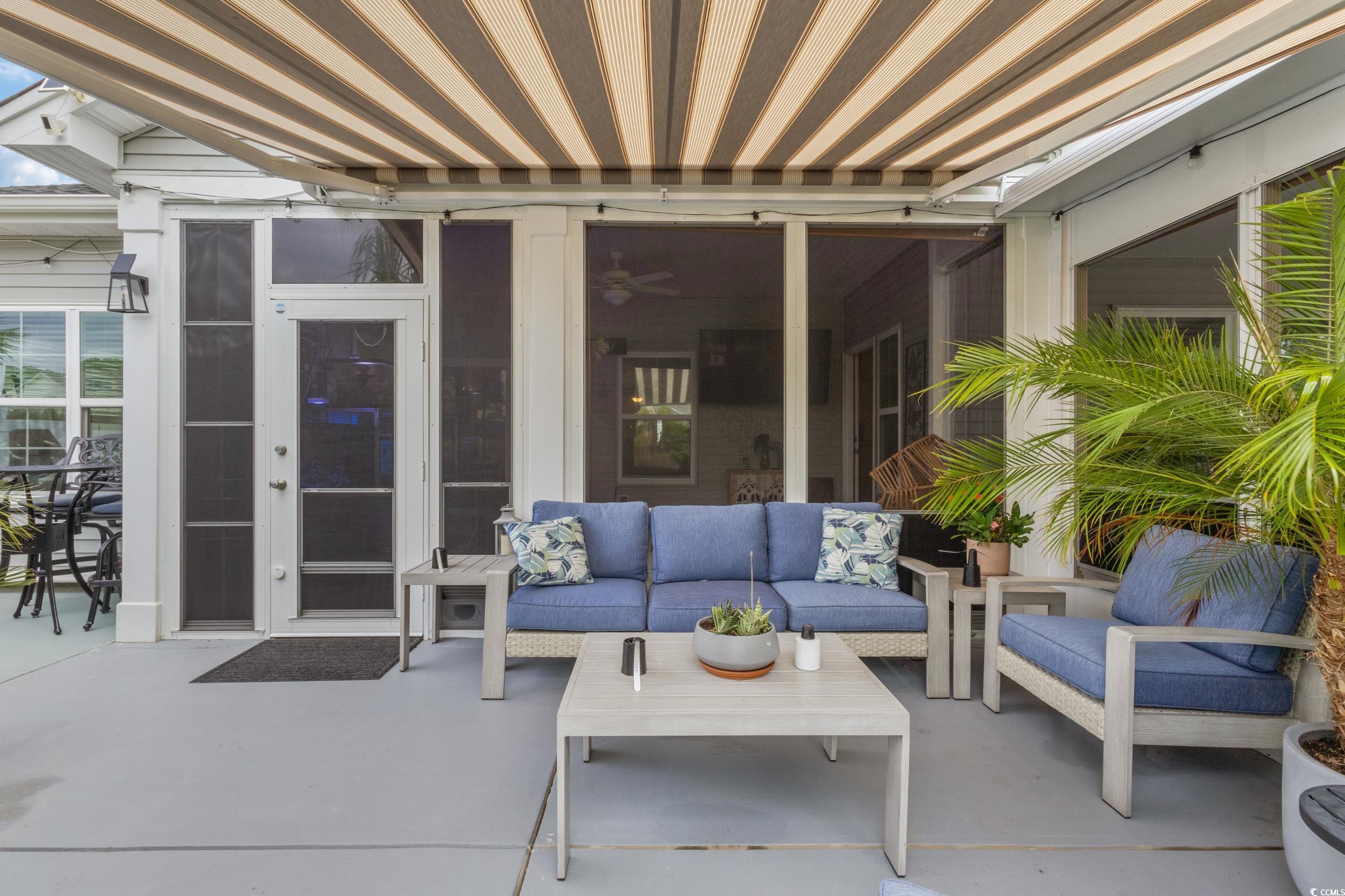 540 Canborough Lane Murrells Inlet, SC 29576 - Photo 34 of 40 View of patio featuring an outdoor living space