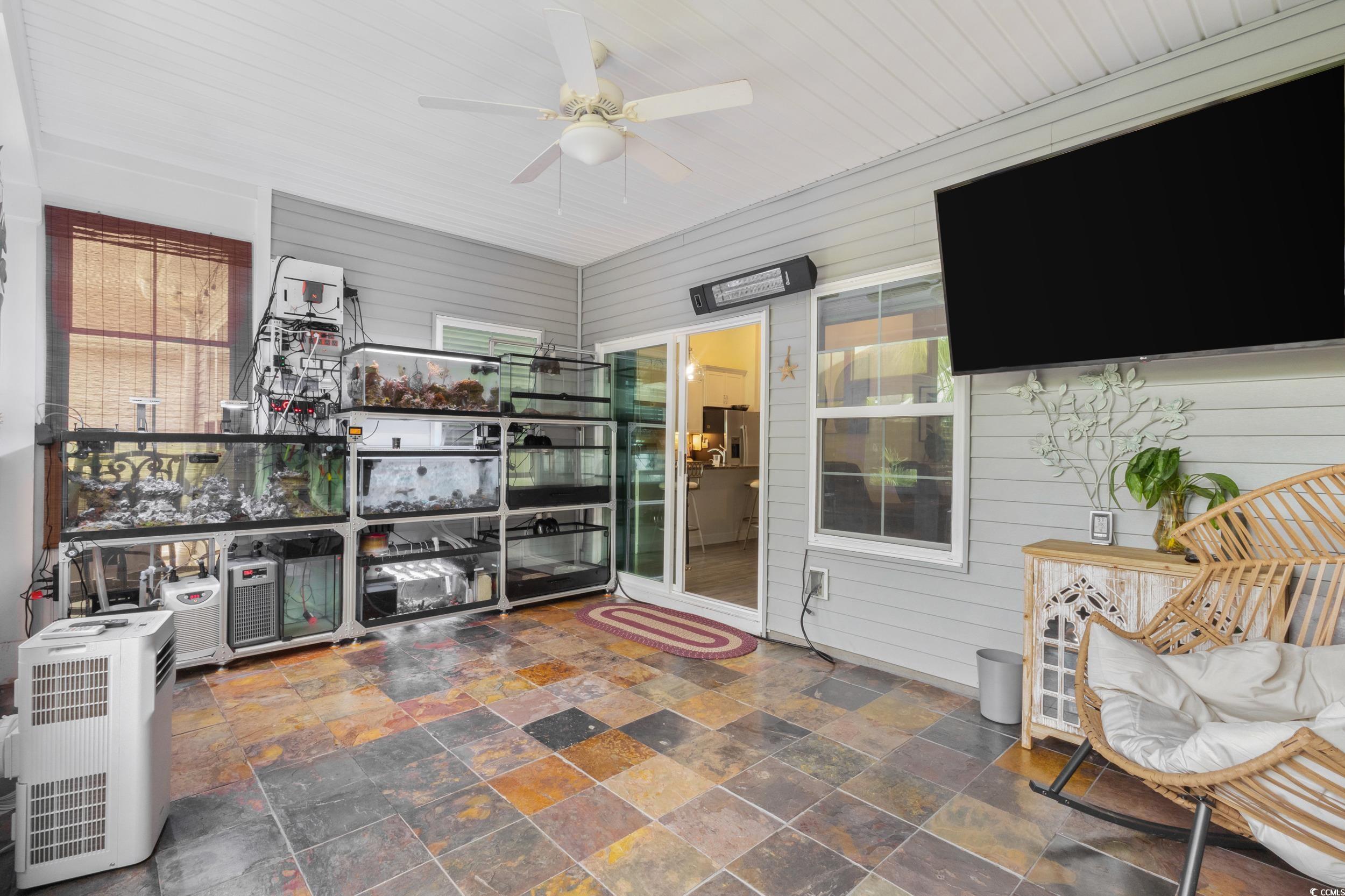 540 Canborough Lane Murrells Inlet, SC 29576 - Photo 36 of 40 View of patio / terrace featuring ceiling fan