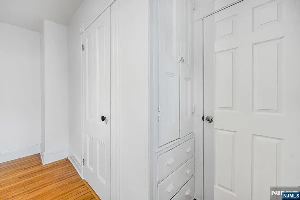 a view of a bathroom from the hallway
