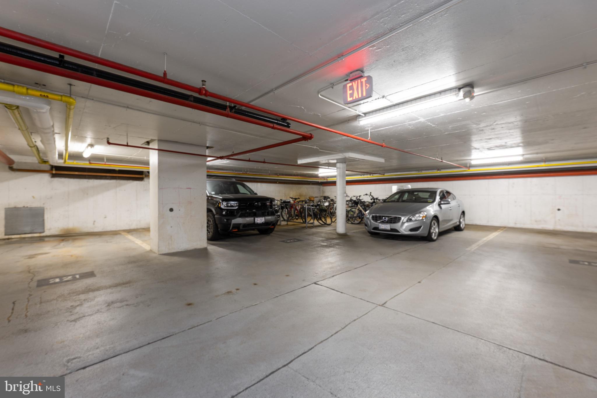490 M Street Southwest, Unit W101 Washington, DC 20024 - Photo 25 of 25 Spacious underground parking area.