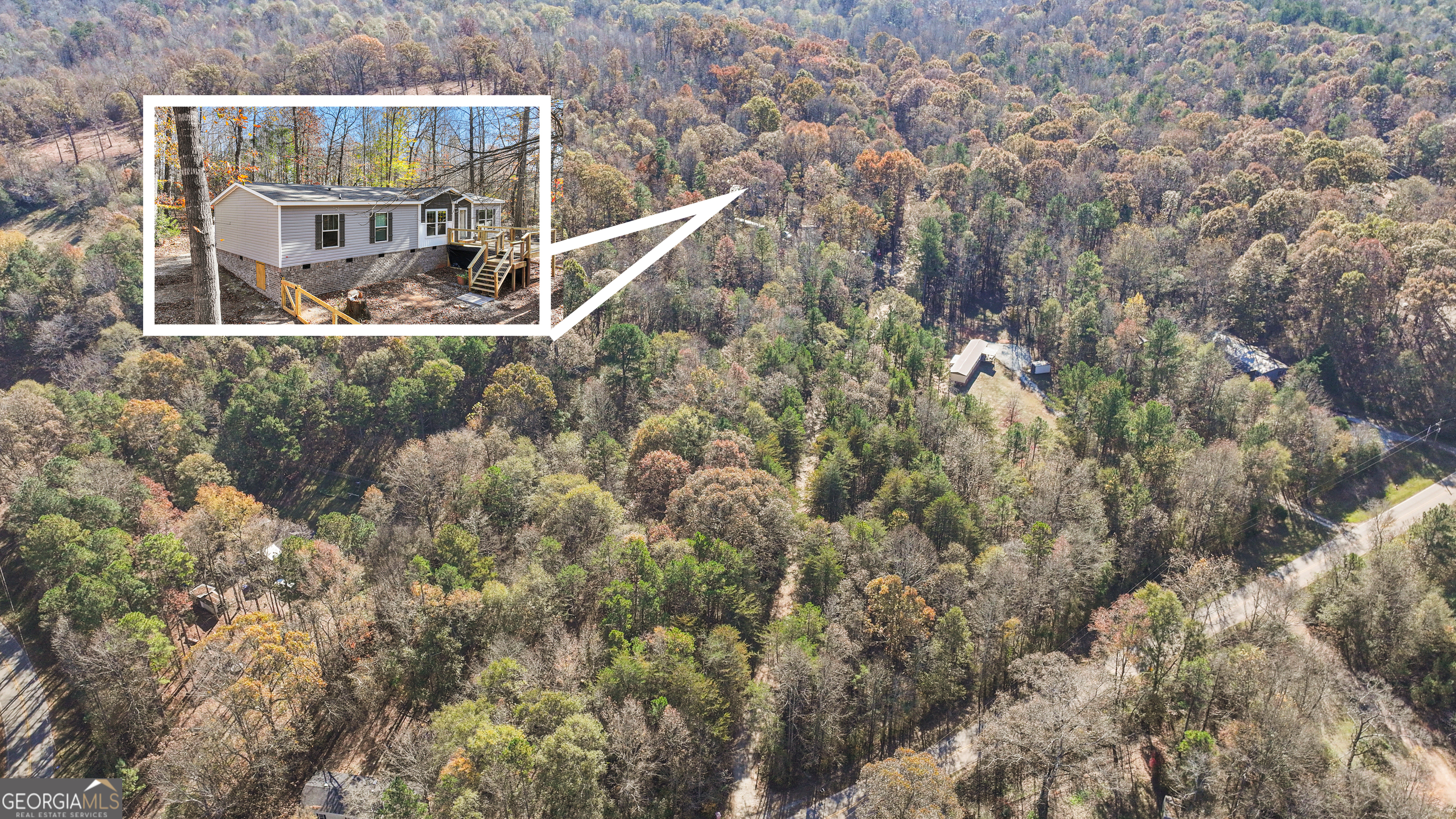 163 M M T Trail Commerce, GA 30530 - Photo 32 of 32 view of house with yard