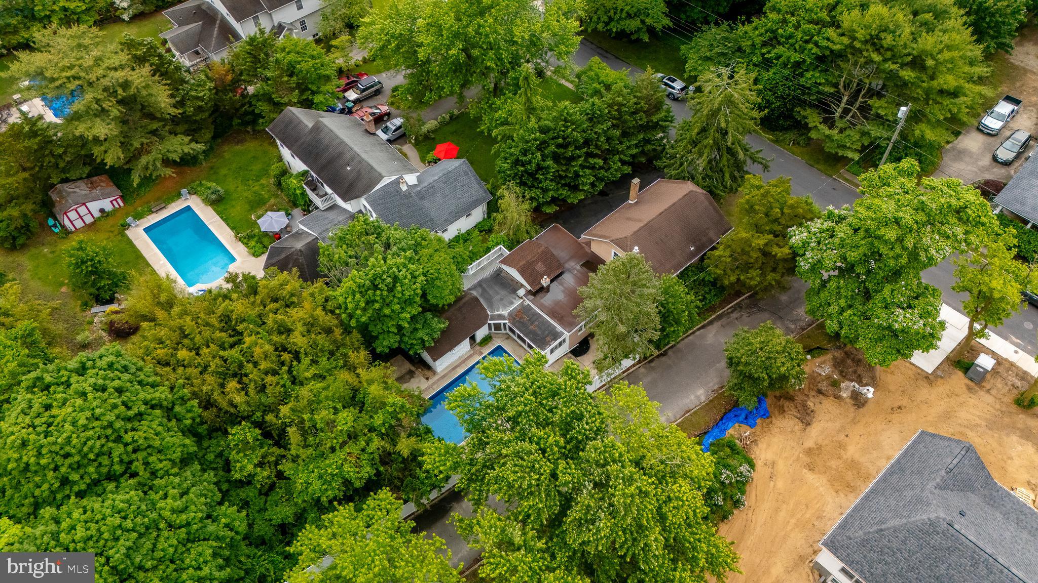 110 East Seaview Avenue Linwood, NJ 08221 - Photo 47 of 48 an aerial view of a house with a yard and lake view