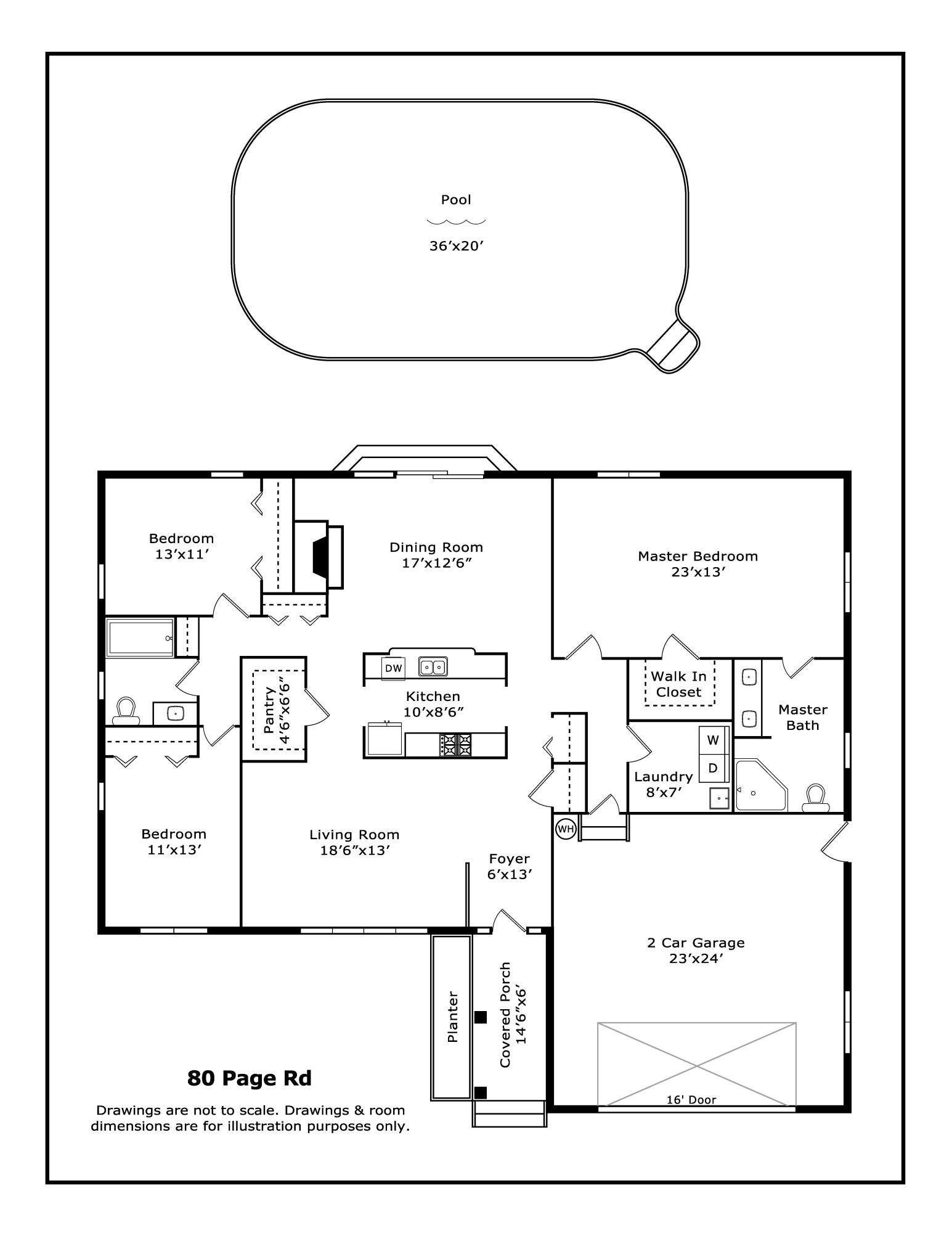 80 Page Road Pinehurst, NC 28374 - Photo 24 of 25 80 Page Rd Fl Plan