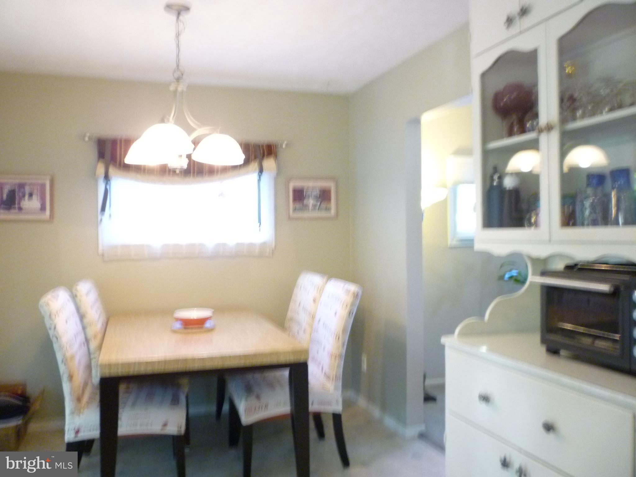 21 Merriman Road Newark, DE 19713 - Photo 15 of 44 Dining area with new sliding door & chandelier