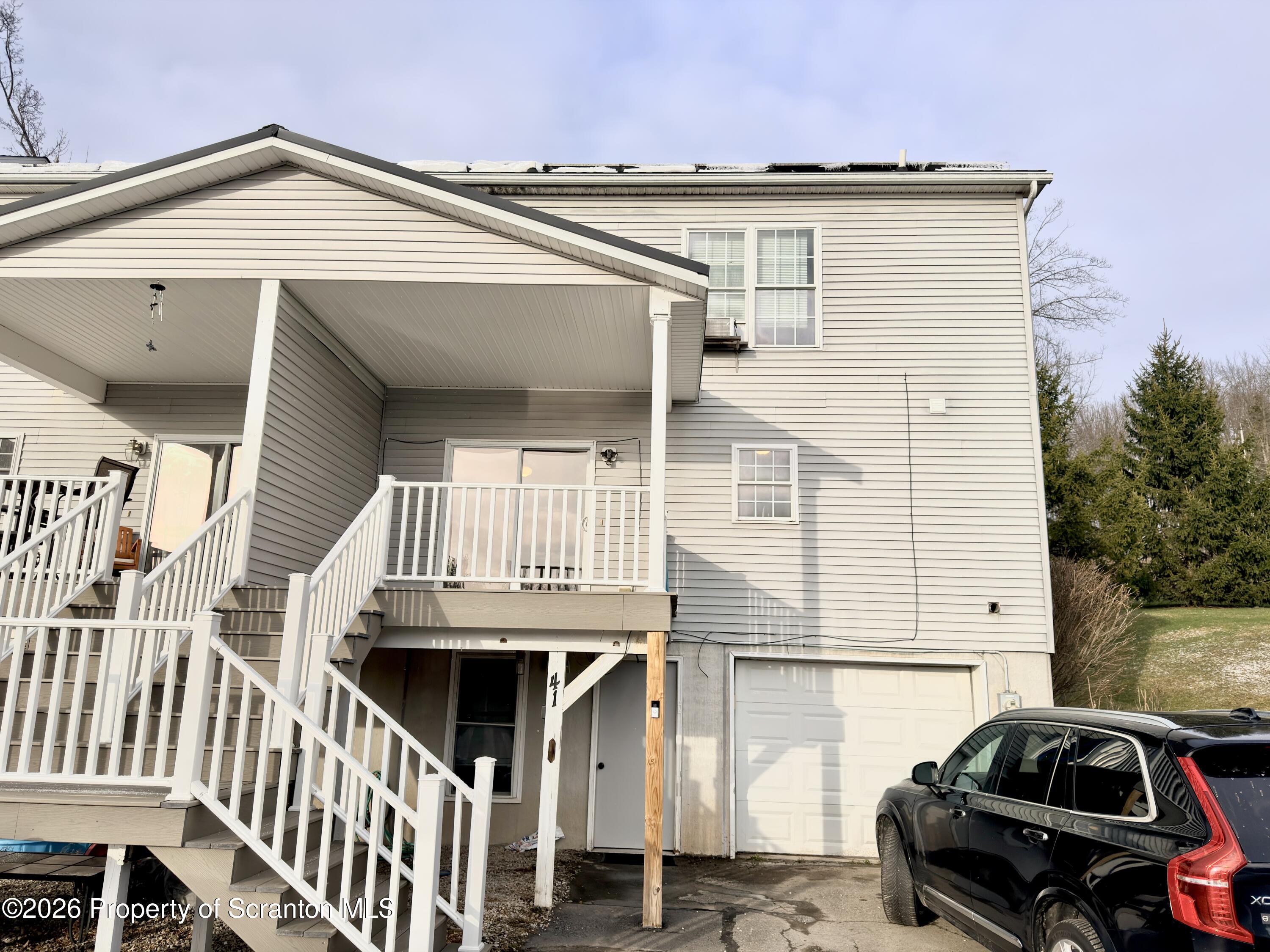 41 South Waterford Road Dalton, PA 18414 - Photo 21 of 22 a view of a car park in front of house