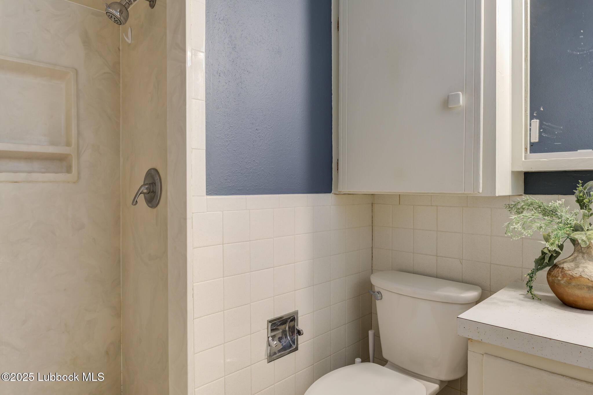 1205 Garland Plainview, TX 79072 - Photo 28 of 50 a white toilet sitting next to a bathroom sink