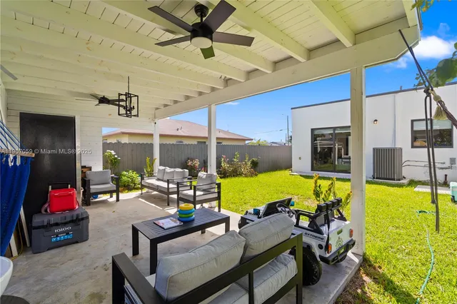 a room with furniture toys and a book shelf