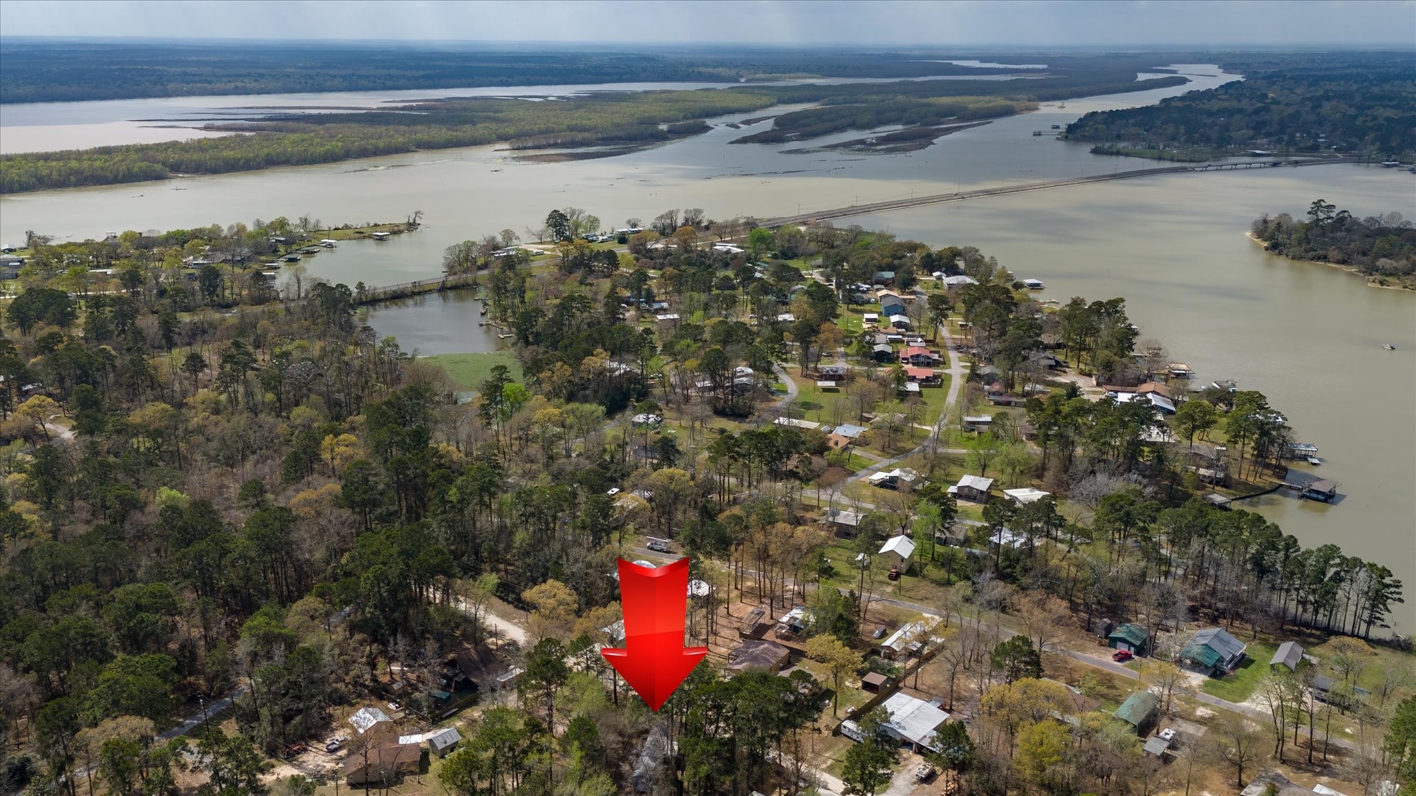 180 Elm Trail Trinity, TX 75862 - Photo 40 of 44 a view of a lake