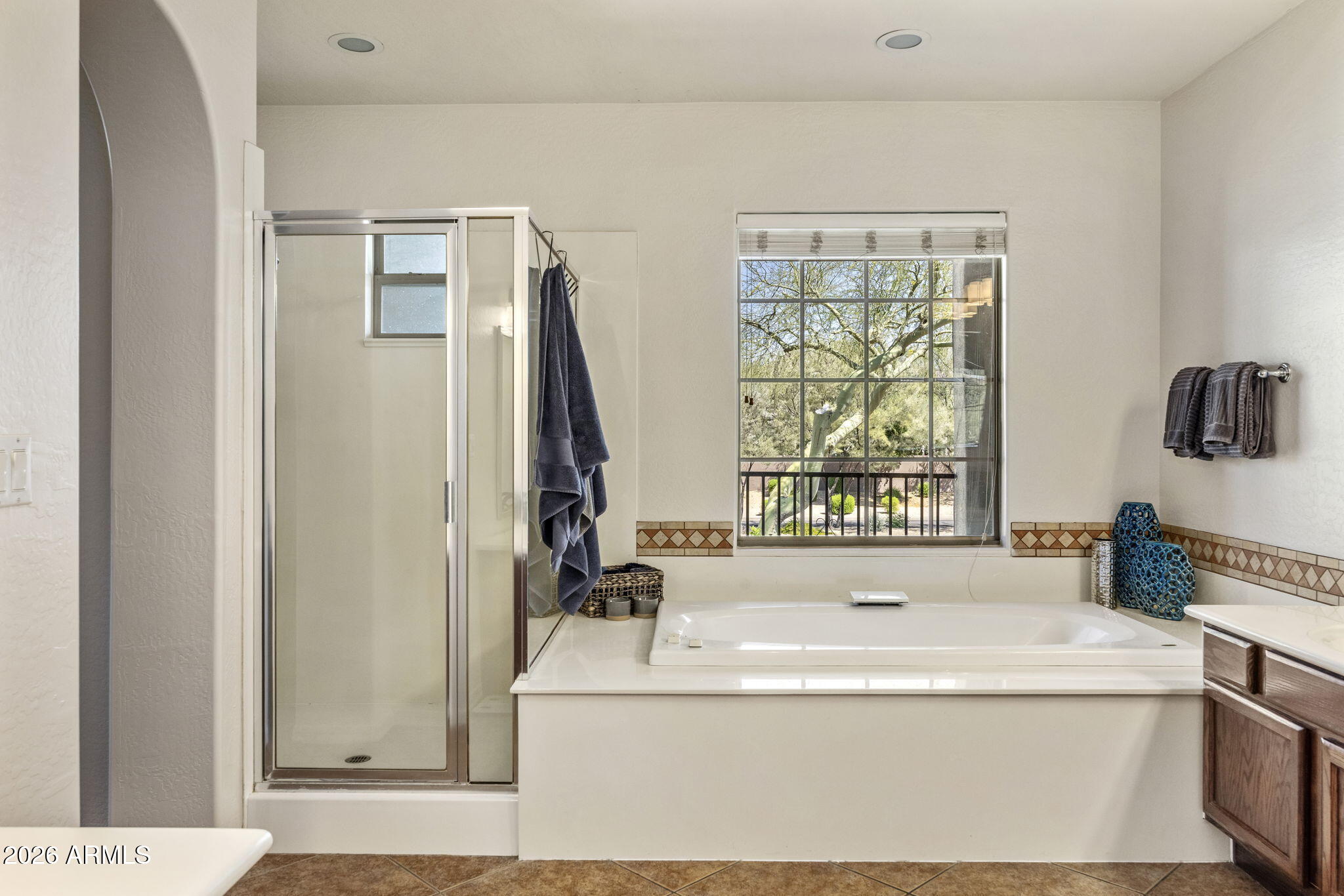 3980 East Robin Lane Phoenix, AZ 85050 - Photo 12 of 31 Primary Bath Tub & Shower