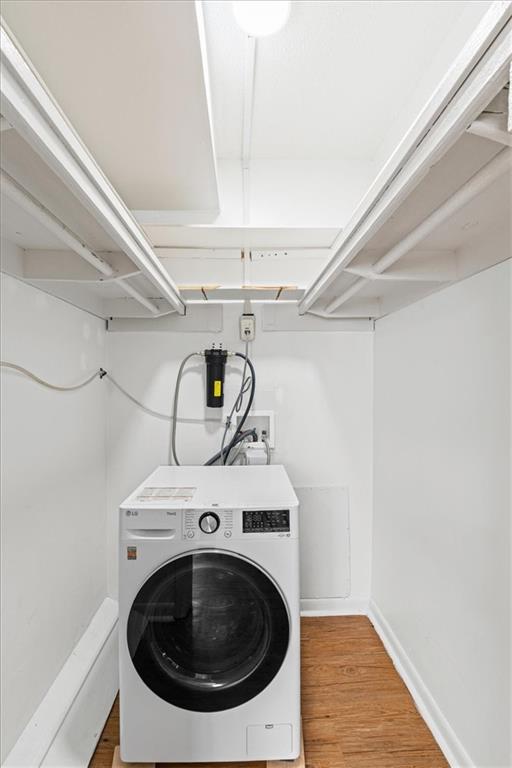 1225 Church Street, Unit J Decatur, GA 30030 - Photo 11 of 27 a utility room with dryer and washer
