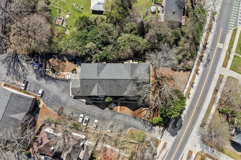 1225 Church Street, Unit J Decatur, GA 30030 - Photo 18 of 27 an aerial view of a house with a yard