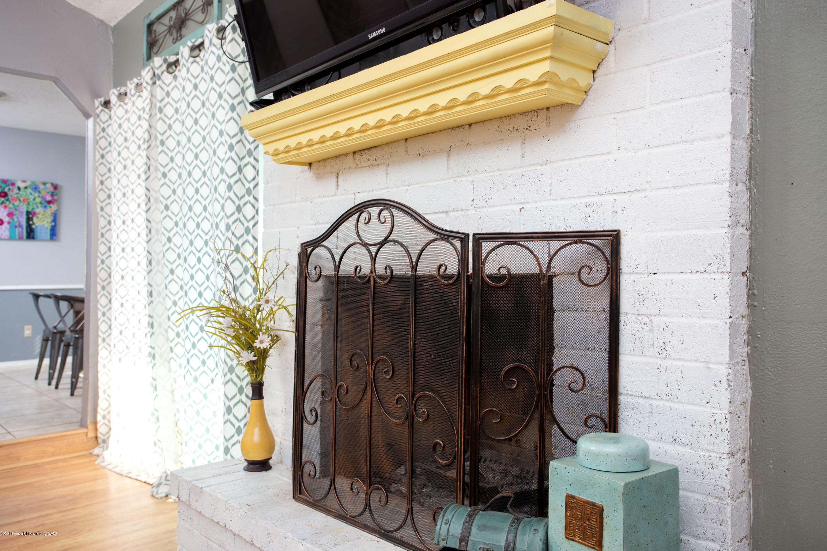 5223 Royce Drive Amarillo, TX 79110 - Photo 8 of 24 fireplace