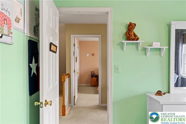a room with furniture and closet