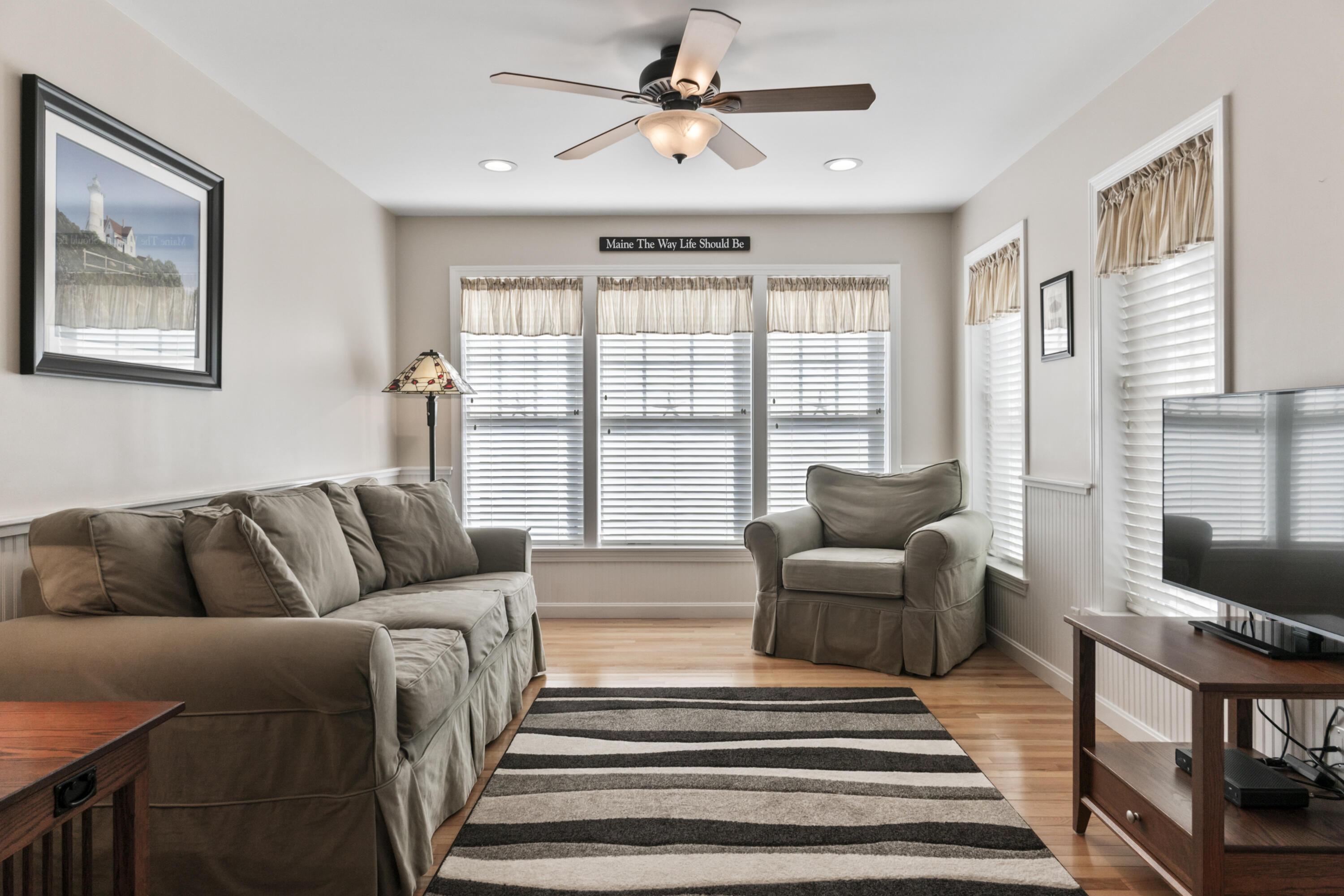 35 Barefoot Cottage Road, Unit 105 Wells, ME 04090 - Photo 6 of 26 sunlight filled living room