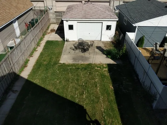 aerial view of a house