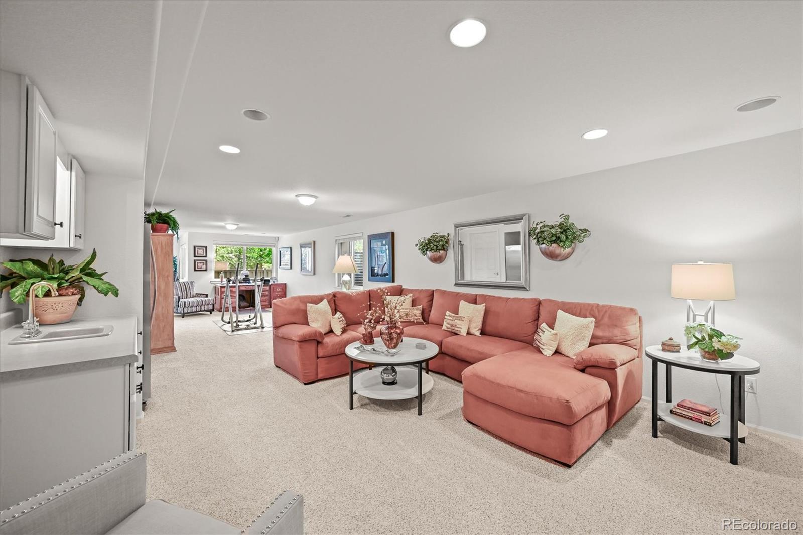 6242 Shea Place Highlands Ranch, CO 80130 - Photo 35 of 45 a living room with furniture and a potted plant