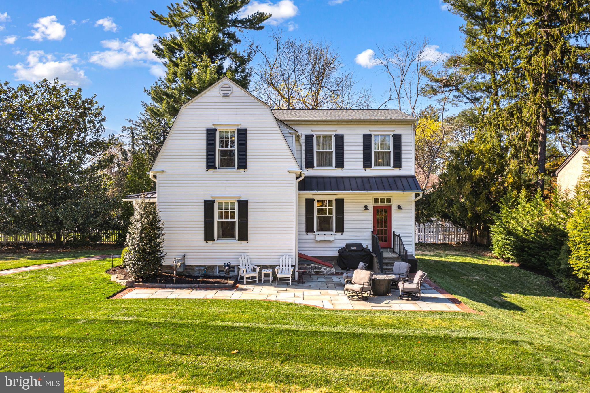 439 Crescent Road Wyncote, PA 19095 - Photo 3 of 31 a front view of a house with swimming pool and yard