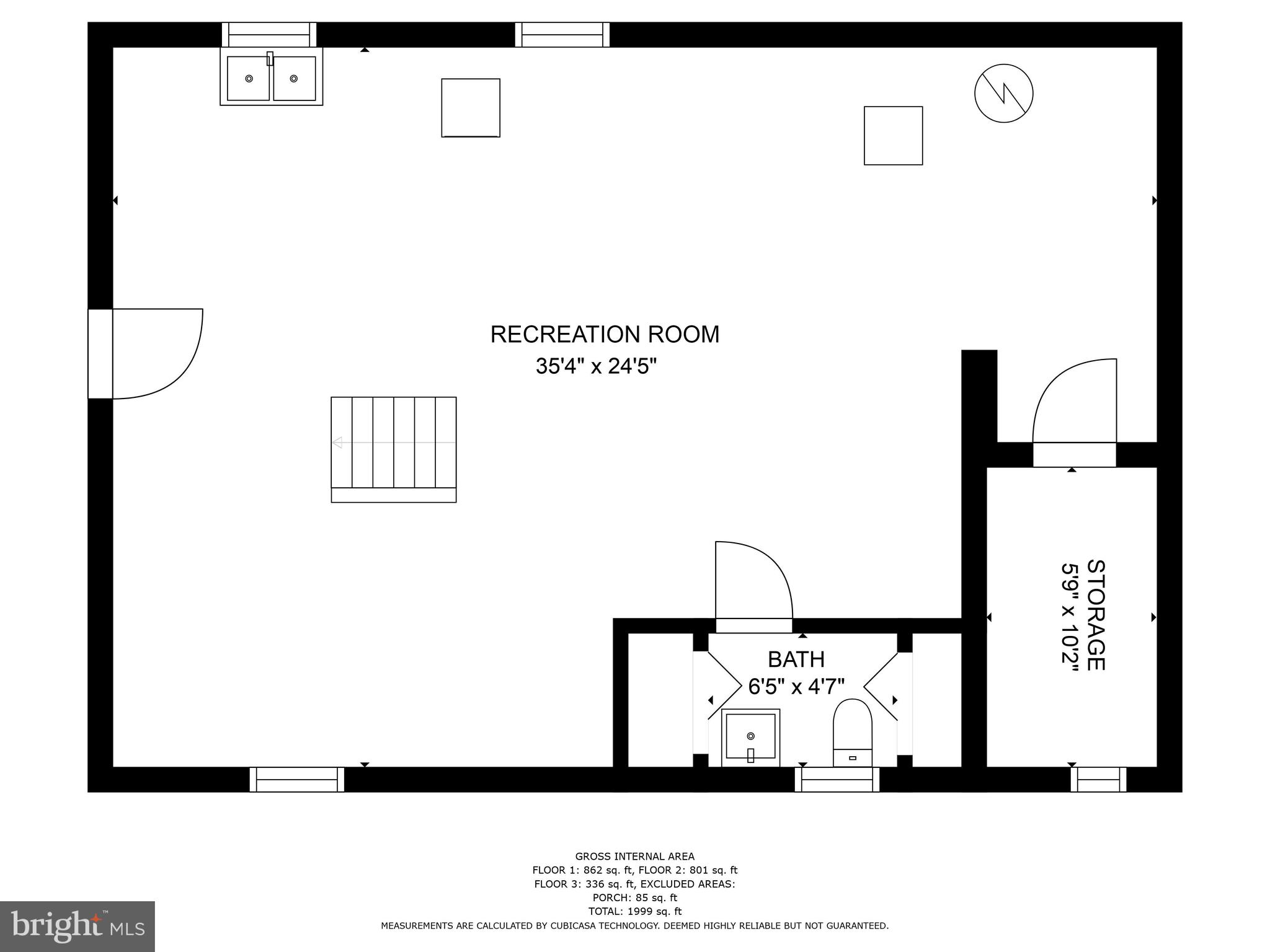 4306 East Joppa Road Nottingham, MD 21236 - Photo 41 of 43 Floor Plan-Lower Level
