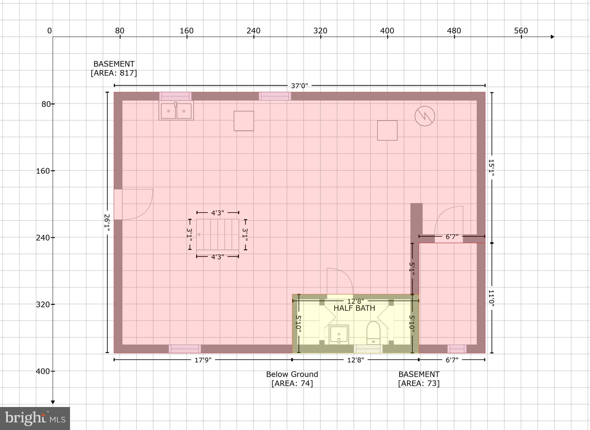4306 East Joppa Road Nottingham, MD 21236 - Photo 42 of 43 Floor Plan-Lower Level