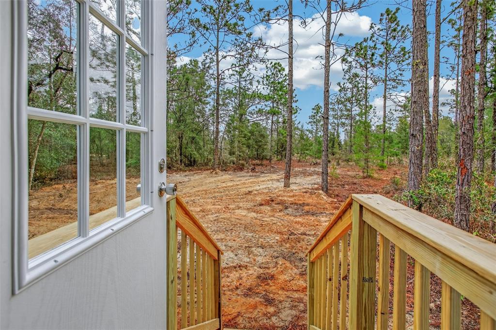 419 Lily Trail Interlachen, FL 32148 - Photo 33 of 82 a view of a house with backyard and trees