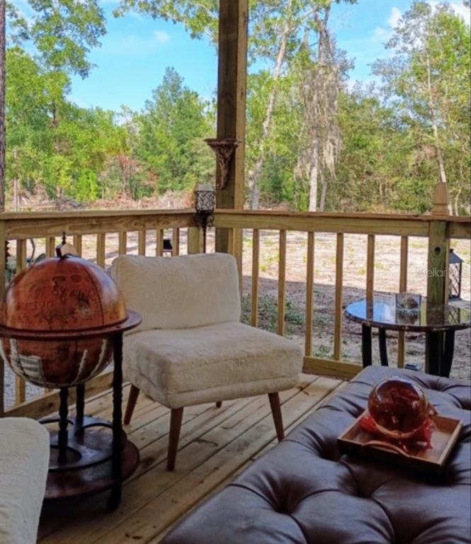 419 Lily Trail Interlachen, FL 32148 - Photo 82 of 82 a view of a patio with couple of chairs and a potted plant