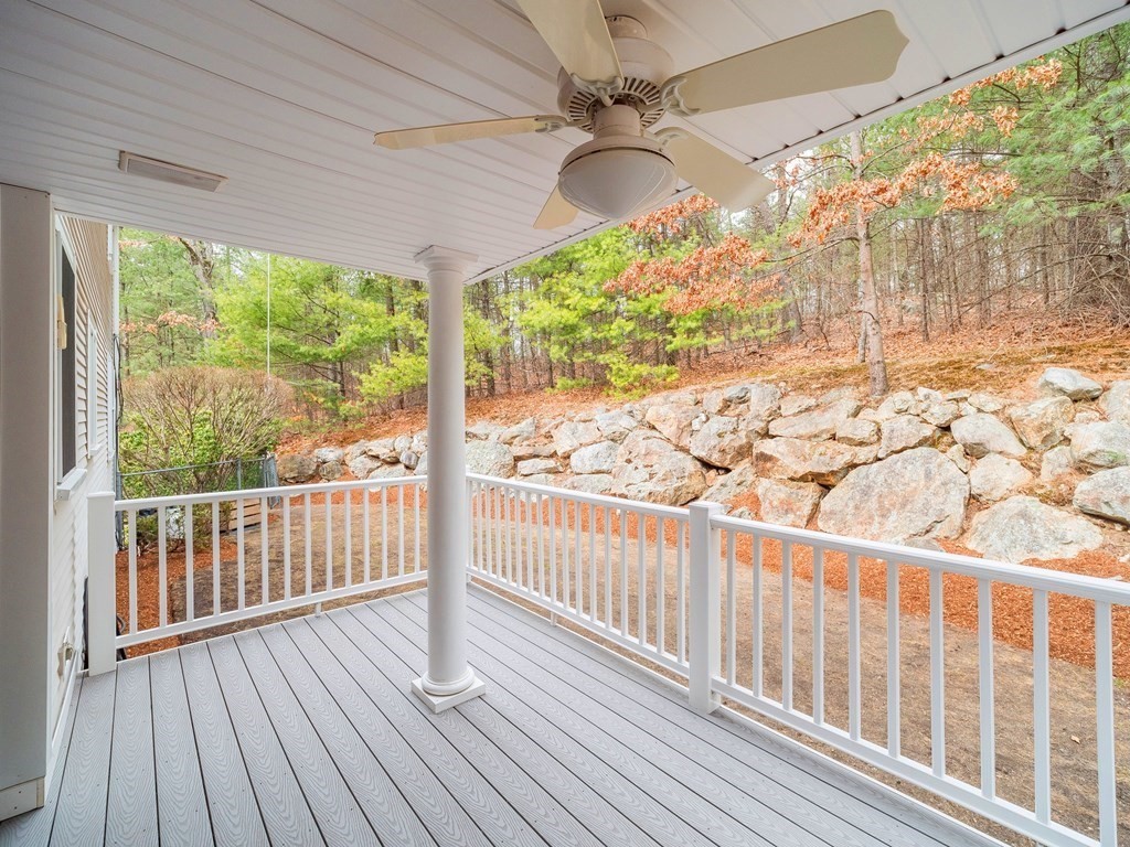 59 Rattlesnake Hill Road Andover, MA 01810 - Photo 20 of 39 a view of a balcony with wooden floor