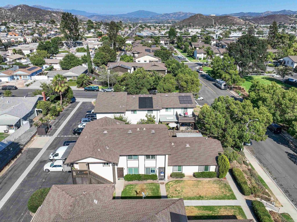 10158 Carefree Drive Santee, CA 92071 - Photo 38 of 38 an aerial view of residential houses with yard