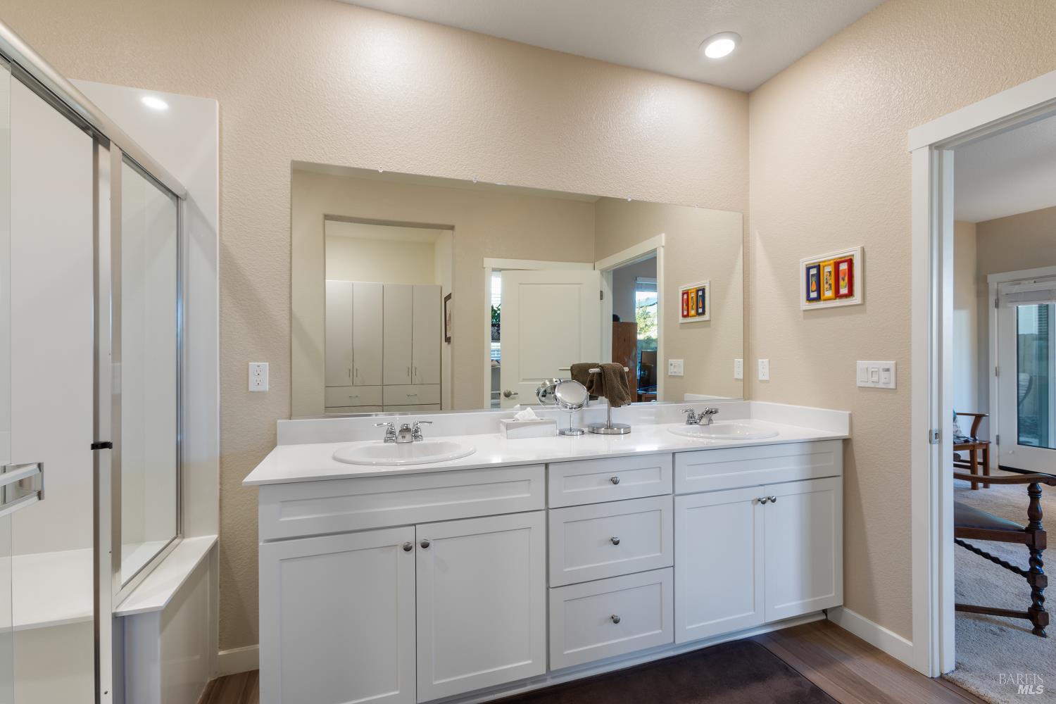 2080 Revival Lane Rio Vista, CA 94571 - Photo 28 of 40 a bathroom with a double vanity sink and mirror