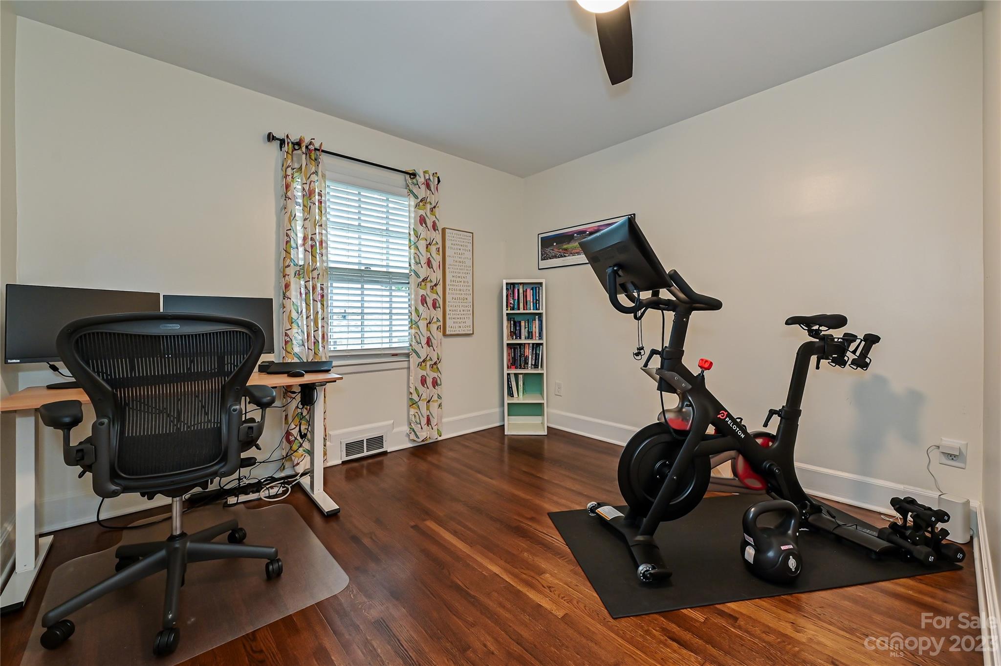 5511 Valley Forge Road Charlotte, NC 28210 - Photo 17 of 22 a view of a workspace with furniture and a window