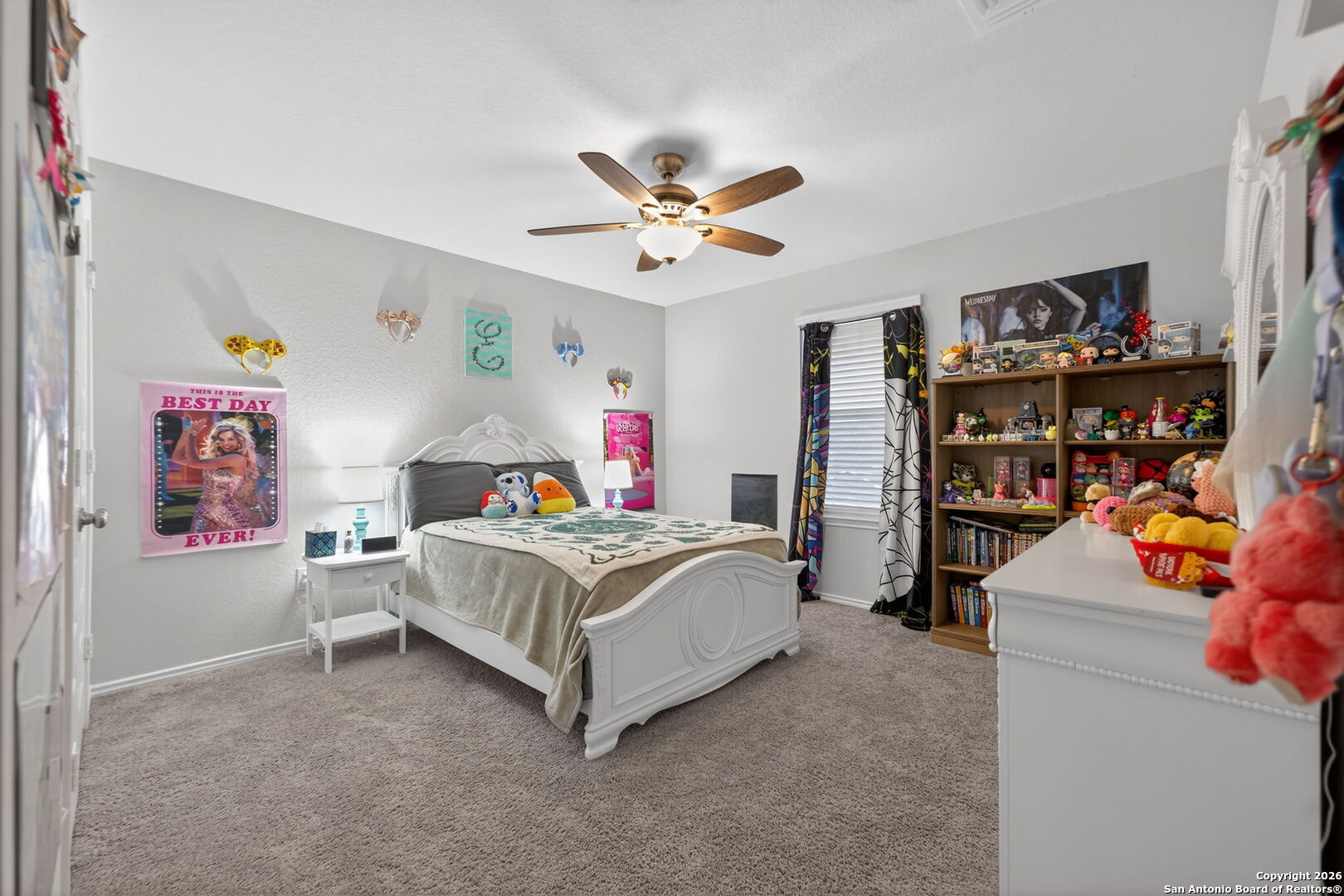 132 Bella Rosa Trail Cibolo, TX 78108 - Photo 39 of 49 a bedroom with a bed and a walk in closet