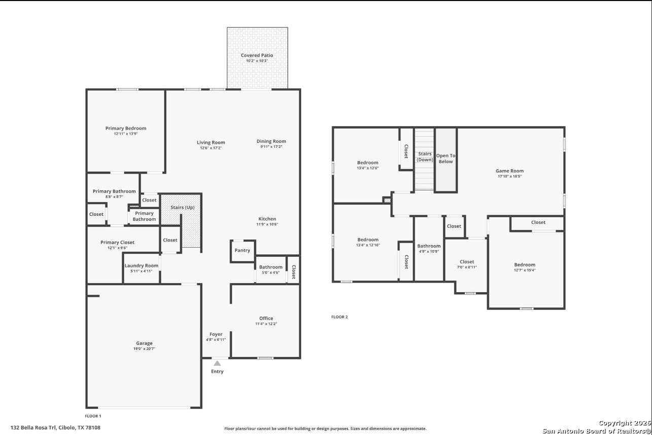 132 Bella Rosa Trail Cibolo, TX 78108 - Photo 49 of 49 a picture of a floor plan