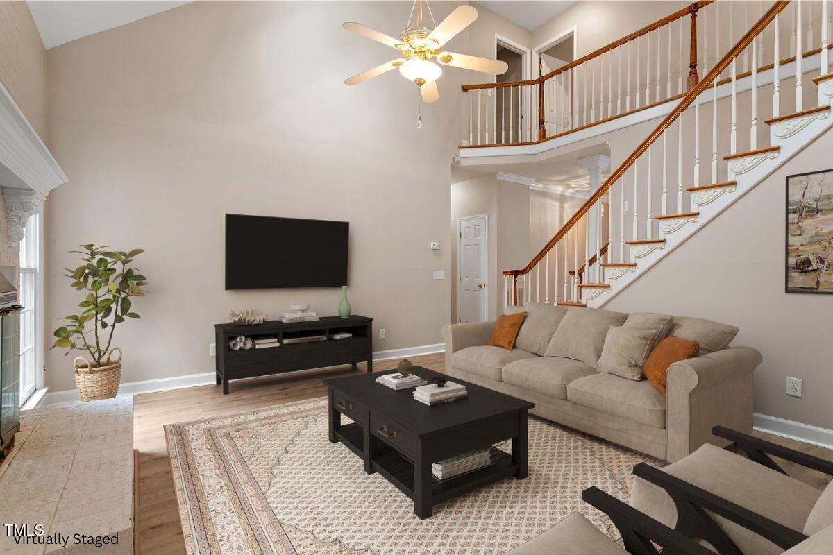 4012 Graham Newton Road Raleigh, NC 27606 - Photo 6 of 35 Virtual Staged Family Room
