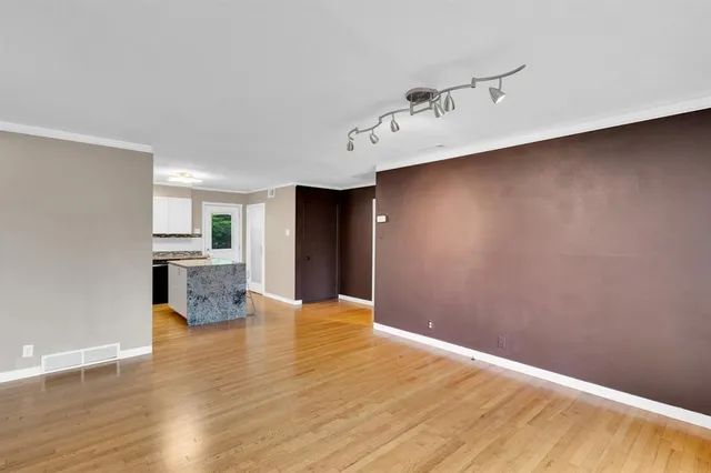 a view of kitchen with a sink