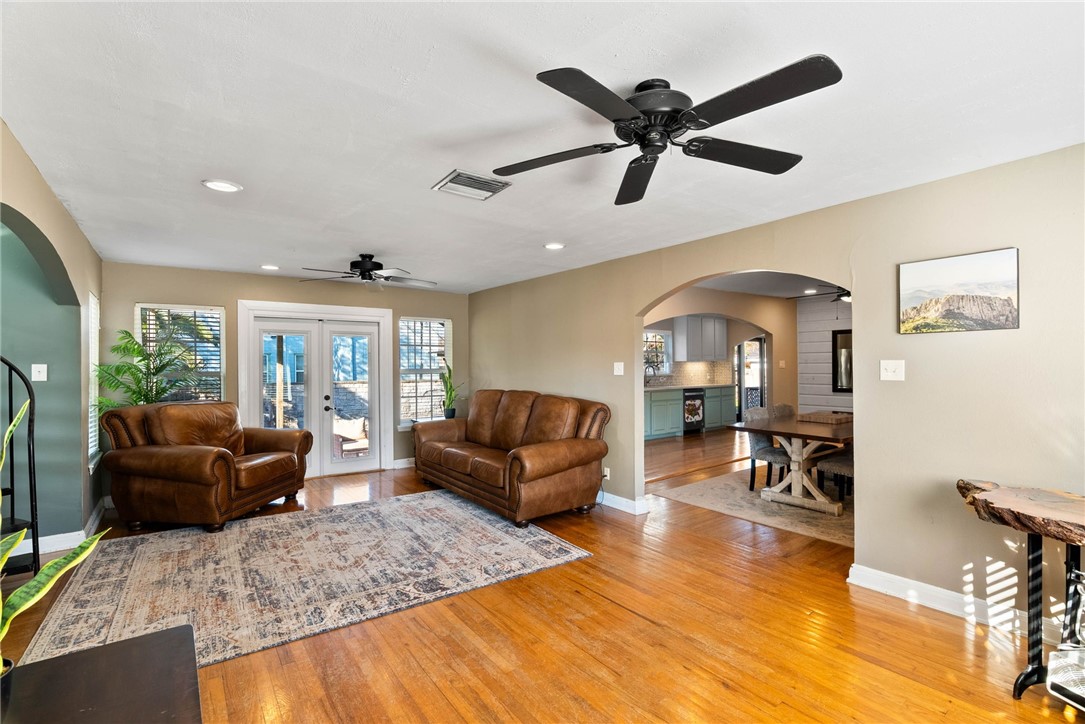 302 Cole Street Corpus Christi, TX 78404 - Photo 5 of 40 a living room with furniture and a large window