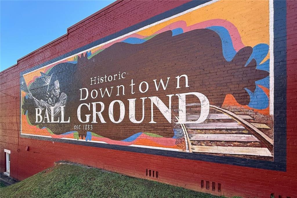 255 Lowry Street Ball Ground, GA 30107 - Photo 23 of 29 a street sign on a pole