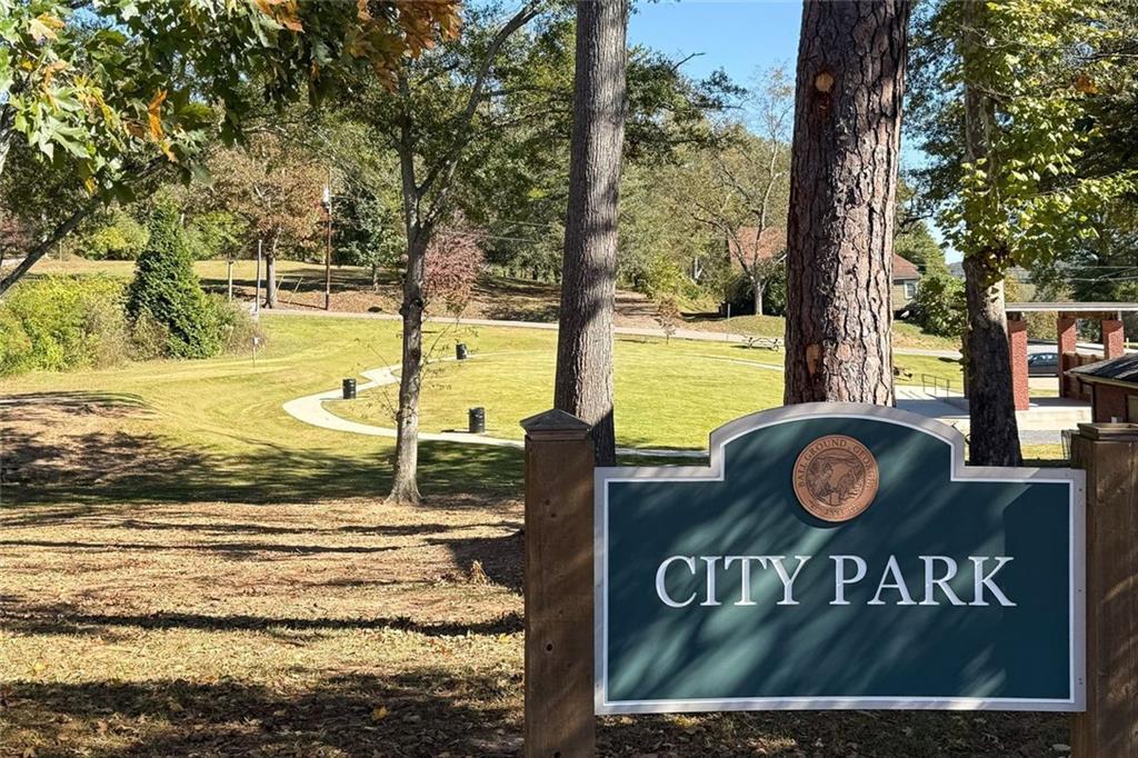 255 Lowry Street Ball Ground, GA 30107 - Photo 29 of 29 a view of a sign of a park