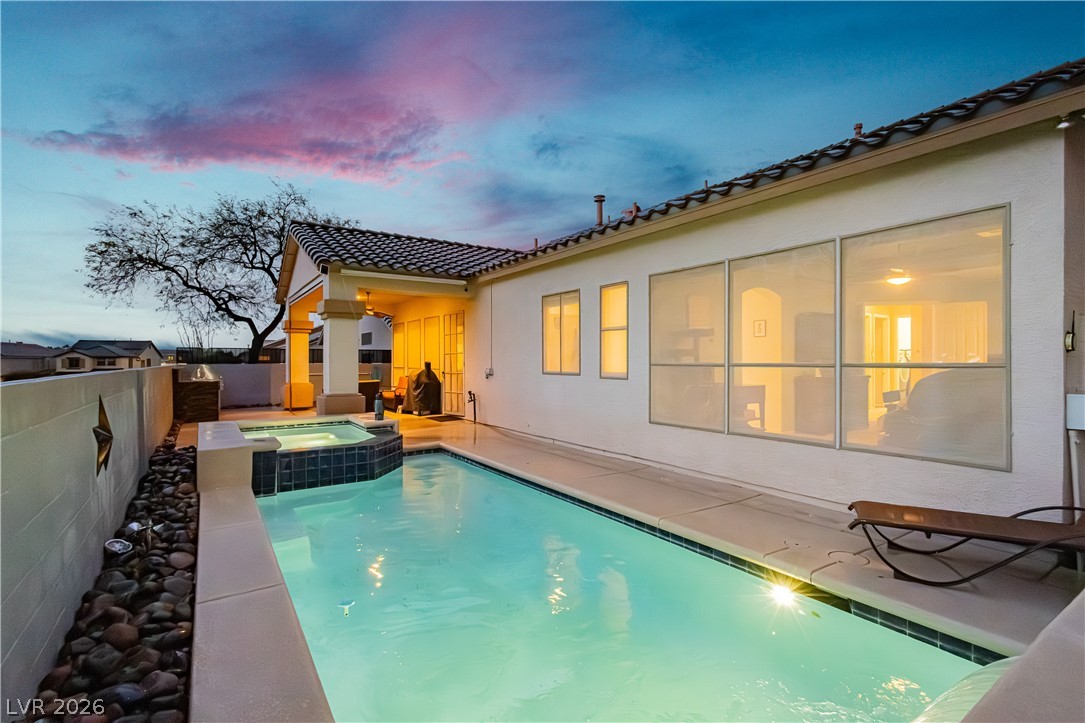 363 Marlin Cove Road Henderson, NV 89012 - Photo 6 of 52 Low Maintenance Yard with Modern Pool