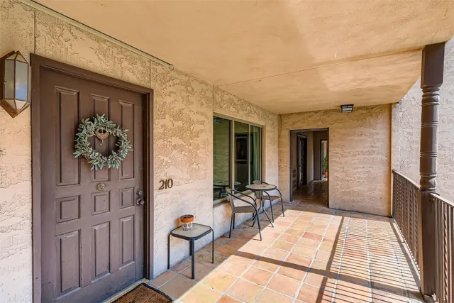 a view of a entryway front of house