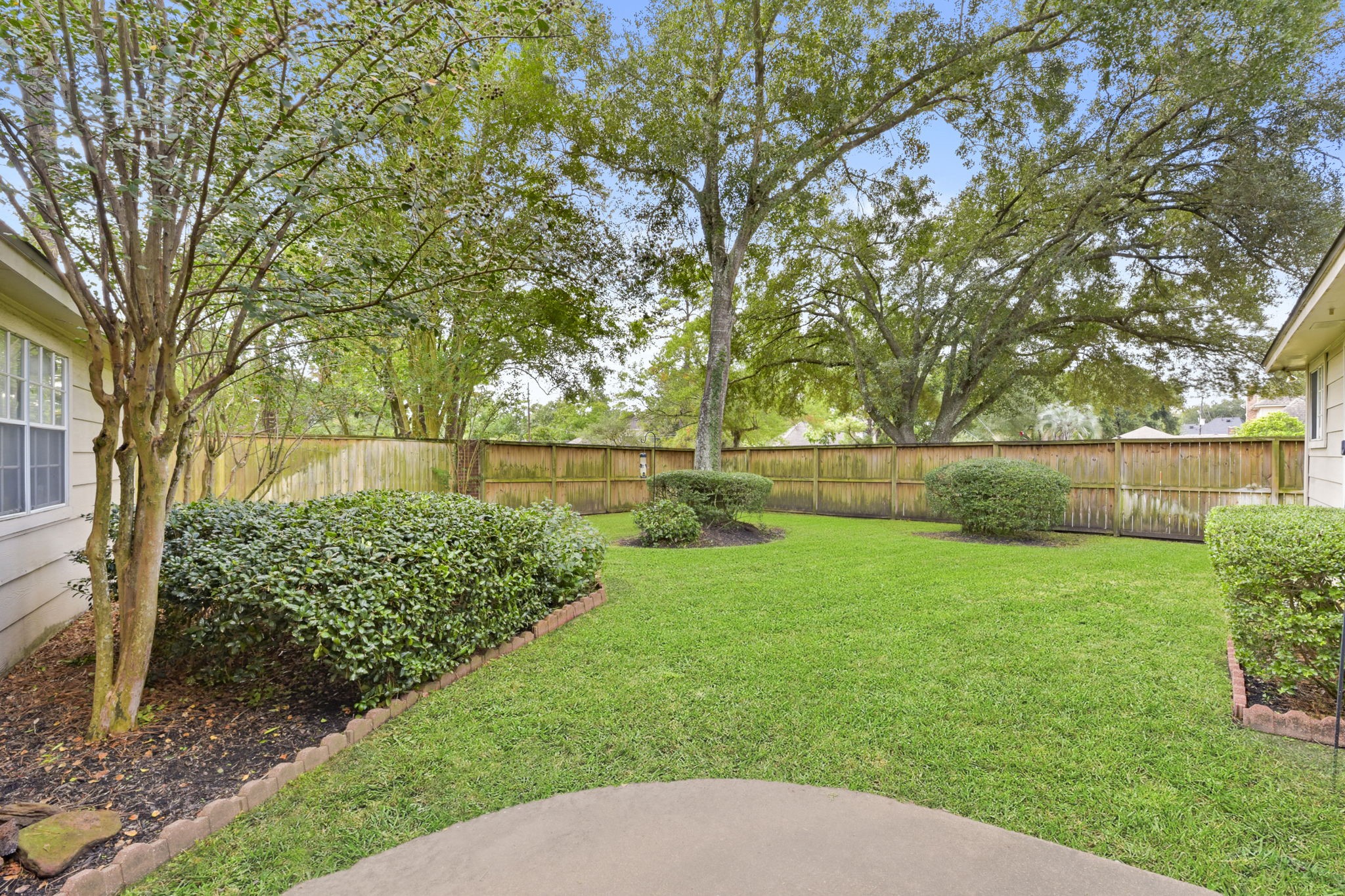 5827 Ashmere Lane Spring, TX 77379 - Photo 47 of 50 a view of backyard with green space
